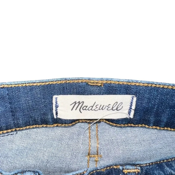 Madewell 9" High-Rise Skinny Jeans in Polly‎ Wash Size 25 - Picture 4 of 8